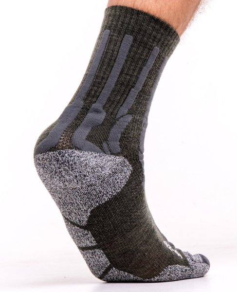 Носки X-SOCKS TREK SILVER SMU (; 39-41; E052 olive green / grey)
